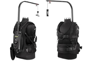 FLYCAM Support Professionnel Flowline pour Appareil Photo cardan | Design Ergonomique Harnais Respirant | Offre Une Barre supérieure de Rotation à 180° et Une Charge utile : 3–7,5 kg (B-FLCM-FLN-FM)