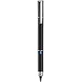 Ibiopen Compact SENSE 2 In 1 Capacitive Touch Screen Stylus | Ultra Fine 2.5mm Tip | iOS, Android (Black)