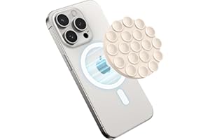 omee Mobile Magnet Saugnapf-Handyhülle Halterung, für Spiegel, Glas, Keine Raue Oberfläche, Silikon Magnet Saugnapf Handyhalter Kompatibel mit iPhone 15 14 13 12 Serien, für TikTok Ersteller, Videos