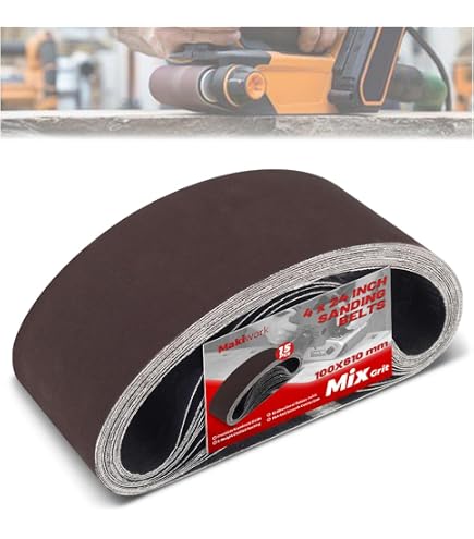10 Schleifbänder 100x610 Mm – Körnungen K40–K180, Für Bandschleifer, Korund-Gewebe 10 Schleifbänder 100x610 Mm – Körnungen K40–K180, Für Bandschleifer, Korund-Gewebe