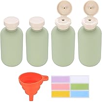 Bottiglie Da Viaggio Per Shampoo - 3 Pezzi Da 200ml In HDPE Antigoccia Per Liquidi - Foto 7