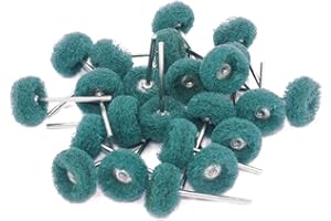 NIUPIKA cnmade acabado almohadillas pulidoras muelas abrasivas accesorios pulido rueda para Dremel herramientas rotatorias 2,35 mm 24 pcs