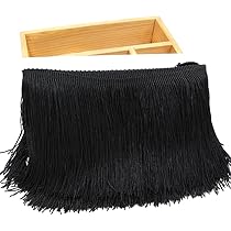 Nastro Con Frange Decorativo - 15 Cm X 5 M - In Poliestere - Per Cucito, Costumi E Tendaggi - Foto 9