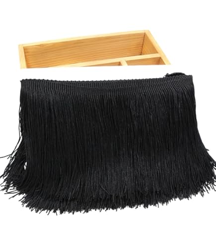3 meter paillettenlint met kwastjes, franjes voor doe-het-zelf kleding, decoratie, gordijnen, tassen, kunsthandwerk (zilver