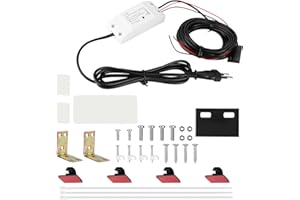 TOSUNY Ouvre-Porte de Garage Connecté WiFi, Télécommande de Porte de Garage, Contrôle à Distance, Contrôle Vocal, Prend en Charge Le contrôle App du téléphone, Compatible avec FTTT, SMart Life, Alexa, Google