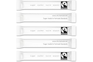 BISTROZUCKER Zuckersticks FAIRTRADE 1000 Sticks befüllt mit 3,5g weißem Zucker