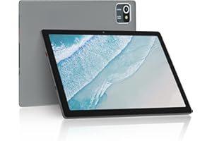 HiGrace Tablet 10 inch, Tablet PC Android 12 Quad-core Processor 32GB ROM 128GB Expansion, Dual Camera, WiFi, Bluetooth, Type-c - Grey, HGC100123