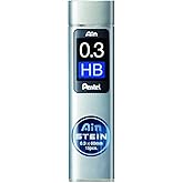 Pentel Mekanik Kurşun Kalem Ucu, 15 Adet, 0.3 mm, Hb