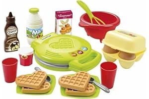 Jouets Ecoiffier – 2631 - Le gaufrier pour enfants 100 % Chef et ses ingrédients pour faire les gaufres – Dès 18 mois – Fabriqué en France