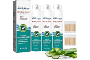 CAMIC Scar Remove Spray, Scar Remover Medical Grade, Spray Lissant Pour Cicatrices, Spray De Soin De La Peau Pour Les Cicatrices De Blessures, Chirurgies, BrûLures, Vergetures (3 bouteille)