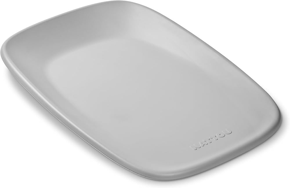 Nattou Softy Alt Değiştirme Minderi 70x50 cm Gri|Su Geçirmez|Ergonomik Tasarım|Hijyenik ve Kolay Temizlenebilir Bebek Bakım Minderi