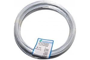 Filomat ZINCAT14 Filo Zincato per Tensione, Acciaio, Ø 2.2 mm
