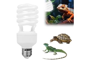 Lotvic Lampada UVB 10.0 UVA 26W, E27 UVA Lampada UVB Tartarughe, per Lucertole, Serpente, Camaleonte, Draghi Barbuti