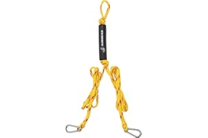 Airhead Self Centering Tow Harness for 1-2 Rider Towable Tubes, Water Skis and Wakeboards, 12-Feet