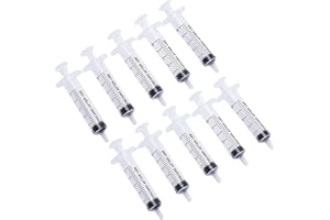 LTKJ 20 jeringas de plástico de 5 ml con medición, múltiples usos, herramientas de jeringa de medición para medir, regar, rellenar