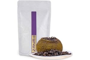 ‎TEZEN Shou Pu-Erh Tee Xiaoqing Mandarine aus Guangdong, China | Traditioneller chinesischer Pu-Erh Tee in der Mandarine gereift (50 g)