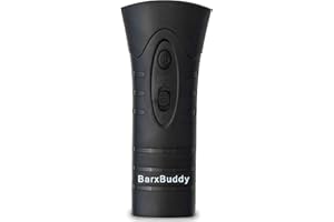 WERPOWER BarxBuddy Dispositivos de control de la corteza ultrasónica para perros y entrenador de perros con doble luz LED y correa, seguro para mascotas en interiores y exteriores