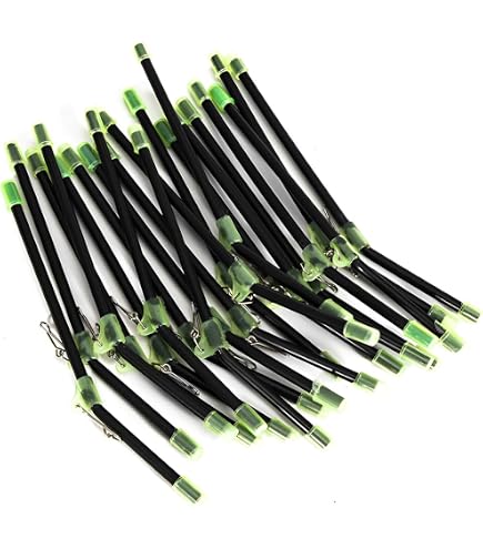 Jenzi Lot Boom Anti-Tangle Avec Mousqueton Pour Pêche Carpe - 5cm 8cm Ou 12cm - Lot De 6 à 9 Pièces