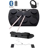 Midex DDX-105 Professional Digital Drum Rechargeable Electronic Drum Bluetooth (Headphone gift)
