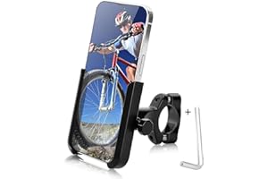 YINUOHUA Handyhalterung Fahrrad Universal Motorrad Handyhalter Mit 360 Drehen Schnelle Demontage für 4.0-6.5 Zoll Smartphone, Scooter und andere Elektroroller Sport Handyhalter