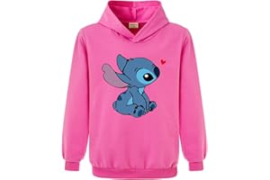 Xpialong Christmas Blue Cat Boys Girls Pullovers Hoodies Children's Casual Tops Jumper