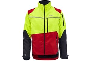 KOX Forstjacke Transform Rot/Gelb