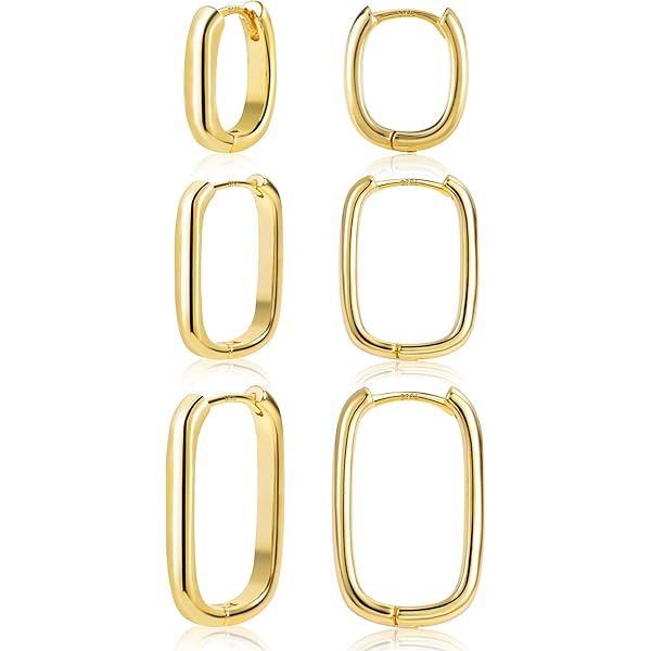 YADOCA Oorbellen voor dames, 925 sterling zilver, 925 sterling zilver, hypoallergeen, 14K verguld, AAA zirkonia, vlindercreolen, zilver/goud YADOCA Oorbellen voor dames, 925 sterling zilver, 925 sterling zilver, hypoallergeen, 14K verguld, AAA zirkonia, vlindercreolen, zilver/goud