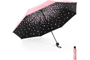 Meiyijia Ombrello compatto e pieghevole, protezione UV, portatile di Voy