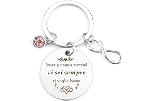 TWIDELS Regalo Festa Del Nonni Regalo Festa Dei Nonni Portachavi Regalo Nonnna Regalo Nonni Regalo Regalo Portachiavi Nonna Dai Nipote Nipoti Regali Per Il Nonno Utili Festa Dei Nonni Idee Regalo Portachaivi