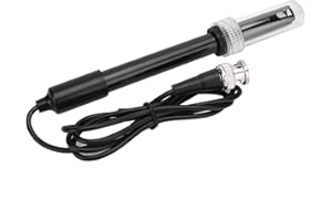 TKSE Sonda de PH, 0-14PH Sonda de PH Piscina Salina Detección de Valor Captura Monitoreo Captura Accesorios de Control Industrial Profesional