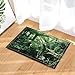 Produktbild gohebe Rainforest Decor Lush Grün Laub in tropischen Dschungel Bad Teppiche rutschhemmend Fußmatte Boden Eingänge Outdoor Innen vorne Fußmatte Kinder Badematte 39,9 x 59,9 cm Badezimmer Zubehör