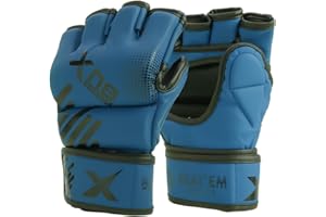 XN8 SPORTS XN8 MMA Gloves Boxing Training Sparring Fight Grappling Mitts With Open Palm - For Cage Fighting-Combat Sports - Punching bag - Muay Thai & Kickboxing