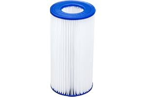 BESTWAY Filtro Tipo III para Depuradoras de Cartucho Ø10,6x20,3 cm Blanco