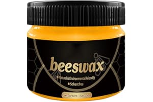 SRLIYA 'Nature Wood Care Cera de Abejas para Muebles de Madera Cera para Pulir Muebles para el Cuidado de la Madera (Negro)