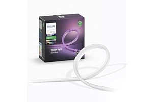 ‎PHILIPS HUE Philips Hue White and color ambiance Taśma LED 2 m – tereny zewnętrzne Taśma LED 1 × 2 m Białe i kolorowe światło Zasilacz w zestawie Inteligentne sterowanie dzięki mostkowi Hue Bridge*