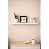 mobilyacın Tekli Duvar Rafı - U&ccedil;an Raf Gizli Raf Beyaz 15x30