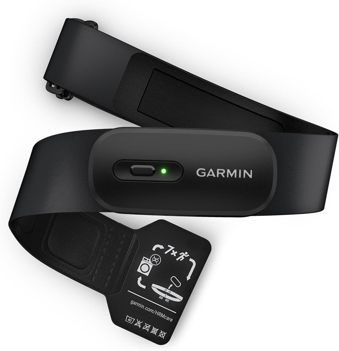 Garmin HRM 200 - Moniteur de fréquence cardiaque – Taille M–XL | Hr et HR en temps réel via Ant Plus et Bluetooth, sangle lavable en machine, pile CR2032 ~ 1 an, convient pour 80-119,4 cm