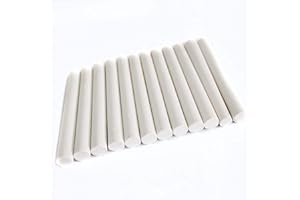 JMS we create smile Chalk 12 Sticks - Playground Pub Art Craft Kids School Black Board Chalks (White)