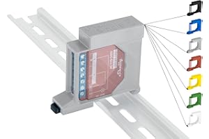 SHELLY HUTSCHIENENHALTER PW3D Shelly Plus/Gen3 Support de rail DIN simple (35 mm) (gris)