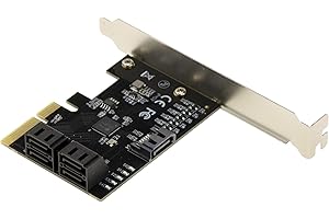 KALEA-INFORMATIQUE Scheda controller PCIe 3.0 x4 con 5 porte per dischi rigidi SATA 3.0 6G CHIPSET JMB585