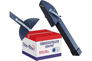Chle-Mar Dörrstopp 200x30 mm, rektangulär dörrhållare i lackerat stål