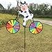 Produktbild ECMQS Nette 3D Tier auf Bike Windmühle Wind Spinner Whirligig Garten Rasen Yard Decor (Kuh)