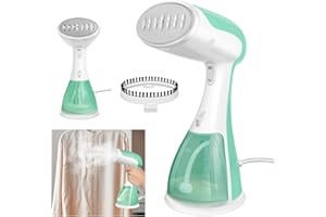 LUCN Handheld Clothes Steamer, Garment Steamer Clothing for Home Office Travel, 30s Fast Heat-up 1500W Powerful steam Iron with 300ML Large Water Tank, Mini Compact Fabric Wrinkle Remover