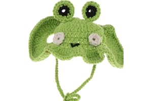 Enakshi Adorable Cat Hat Party Costume Accessory Winter Pet Hat for Cats Puppy Party Green S Pet Supplies Dog Supplies Clothing & Shoes