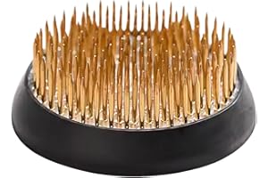 Kacrilidi 60MM Blumen Kenzan Round Blumensteckigel Flower Frog, Ikebana Kenzan Flower Arrangement Pin Ikebana Blumenfrosch, Blumensteckigel für Blumenarrangements, Kunst, Heimbüro-Dekoration