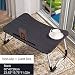 Produktbild Student Laptop-Tisch Zusammenfaltbar Und Einfach Zu Verstauen Tragbares Tablett Faltbarer Snack-Tisch Sofa, Bett, Terrasse, Balkon, Garten,Black,2