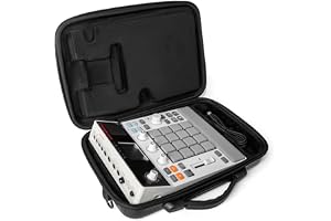 Hårt bärväska för Akai Professional MPC-prov, fristående bärbar sampler reseförvaringsväska stötsäker vattentät hårt skal sky