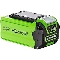 Greenworks Batterie 60 V 2,0 Ah Haute Intensité (HC) | Fournit Une Alimentation Sans Décoloration Pour Une Performance Maximale | Compatible Avec Les Outils Greenworks 75 60 V