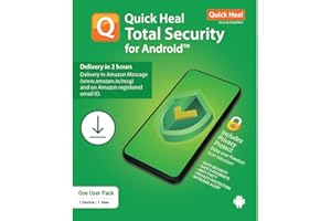 Quick Heal Total Security Latest Version for Android - 1 Device, 1 Year (Email Delivery in 2 hours- No CD)