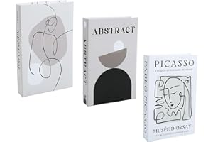 Umimiss 3pcs Preppy Room Decor - Preppy Stuff Preppy Things Fake Books, Faux Books For Decoration, Coffee Table Decorations, Bookshelf Decor For Girls Coquette Vintage Aesthetic Room Decor (LINES)